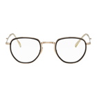 Mr. Leight Gold and Black Matte Roku Glasses
