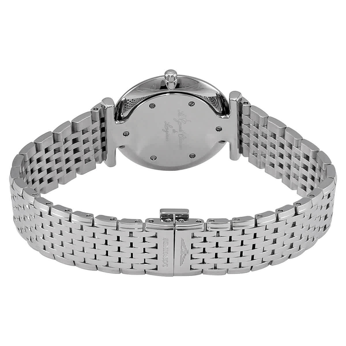 Longines La Grande Classique Quartz Diamond Grey Dial Ladies Watch L45124776