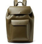 Mansur Gavriel - Leather Backpack - Men - Army green