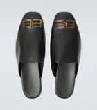 Balenciaga - Cosy BB leather slippers