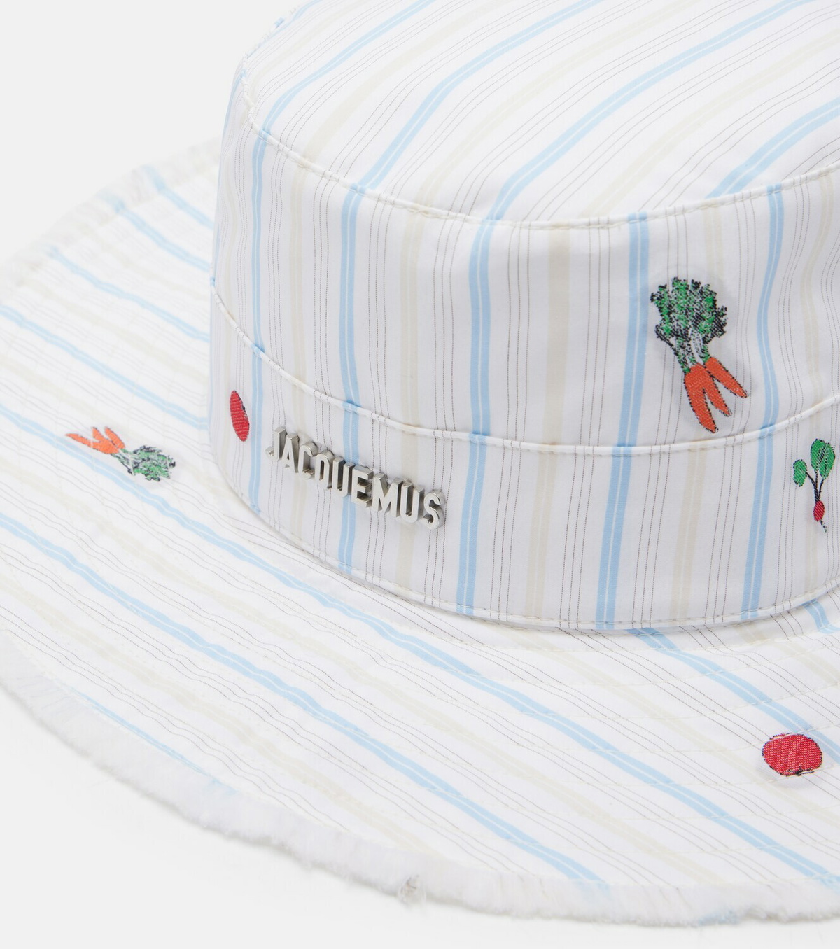 Jacquemus Le Bob Artichaut striped cotton canvas bucket hat