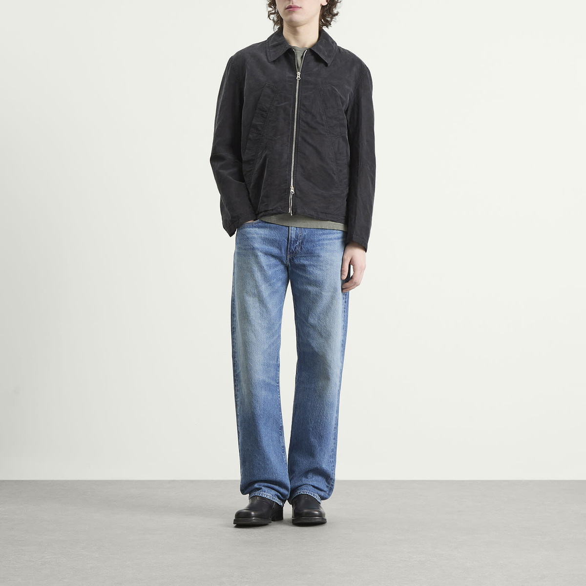 Levi's Men's Bue Tab Made in Japan Anchor Relaxed Jeans in Saddle Rock