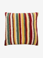The Elder Statesman Teddy Stripe Knitted Cushion