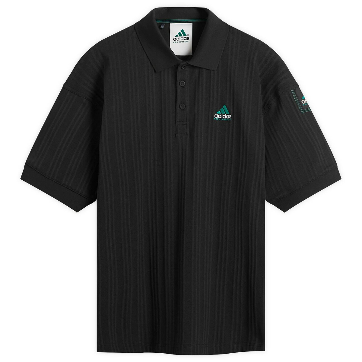 トップス WILLY CHAVARRIA BUFFALO GOLF POLO MESH L Buffalo Golf Polo in Solid Black – SVRN