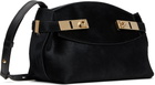 Ferragamo Black Hug Soft XS Crossbody Bag