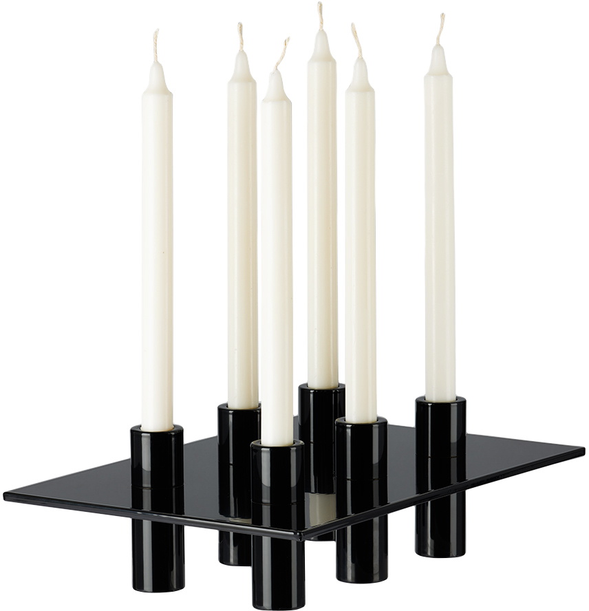 NIKO JUNE Black P-L 06 Candle Holder