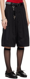 WILLY CHAVARRIA Black Borracho Shorts