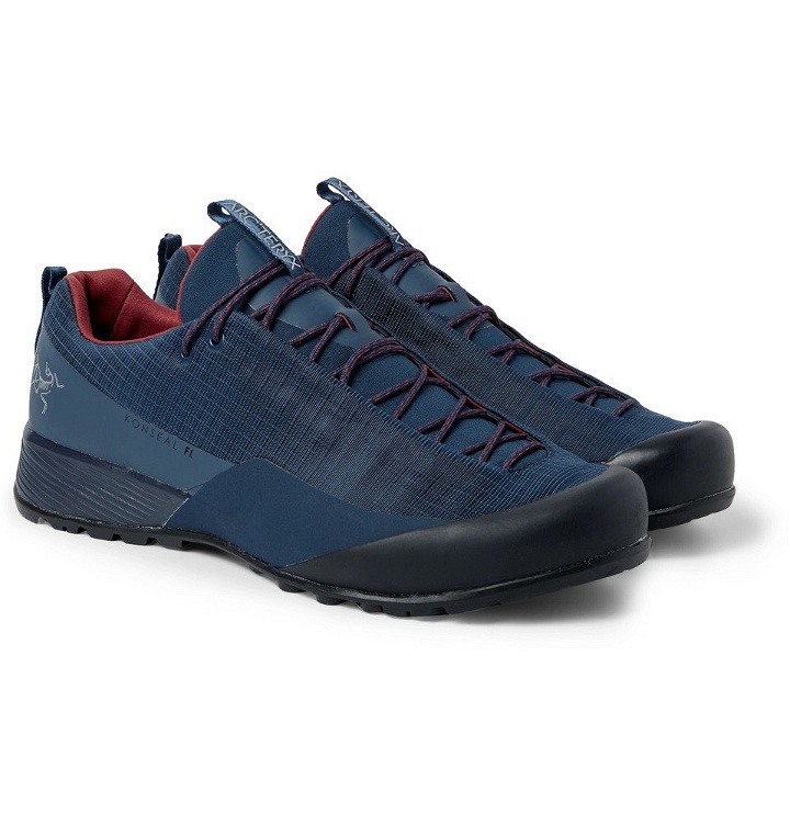 Photo: Arc'teryx - Konseal FL Rubber Hiking Shoes - Men - Navy