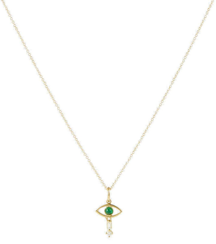 Photo: Ileana Makri 18kt gold necklace with diamonds