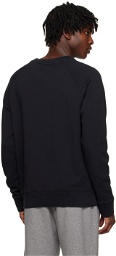 Maison Kitsuné Black Tricolor Fox Sweatshirt