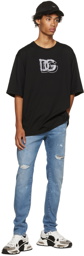 Dolce & Gabbana Black Cotton T-Shirt