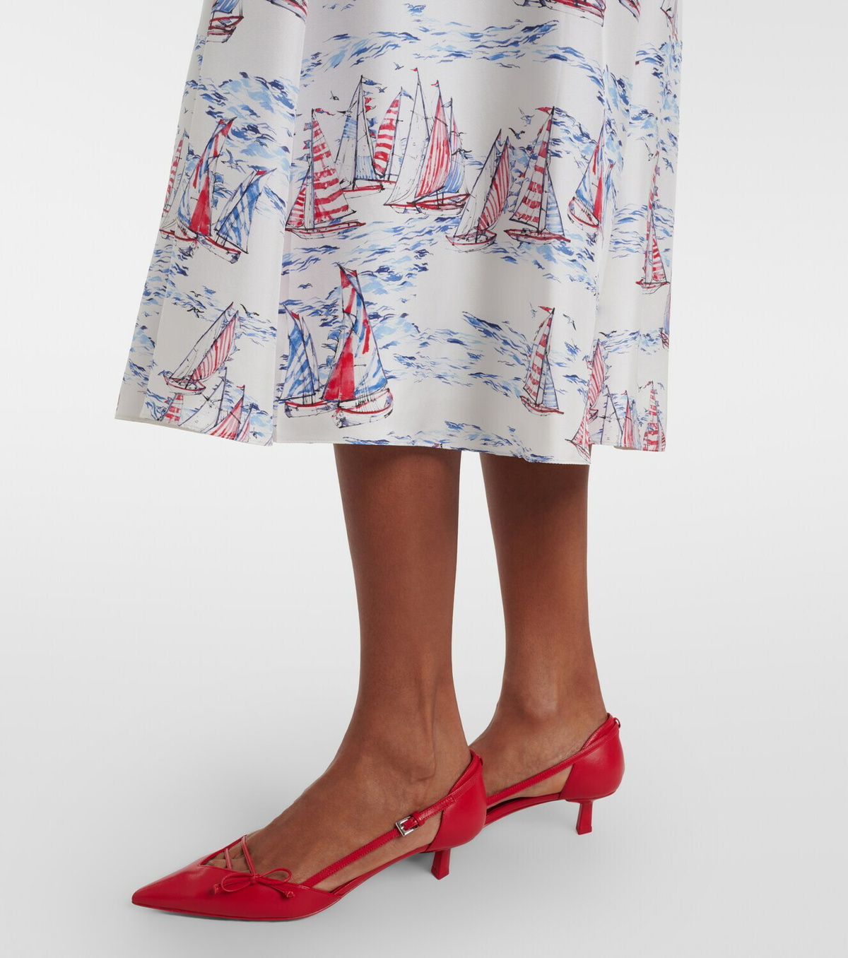 Emilia Wickstead Khloe printed wool midi dress