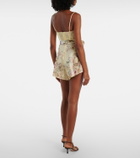 Zimmermann Rebellion floral linen and silk romper