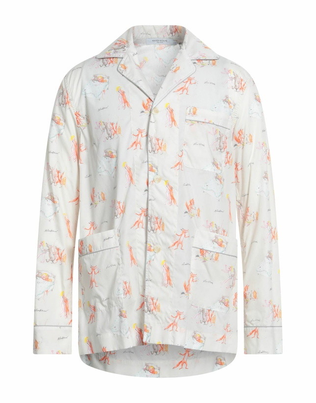 Photo: Maison Kitsuné Mens Shirt in Off white