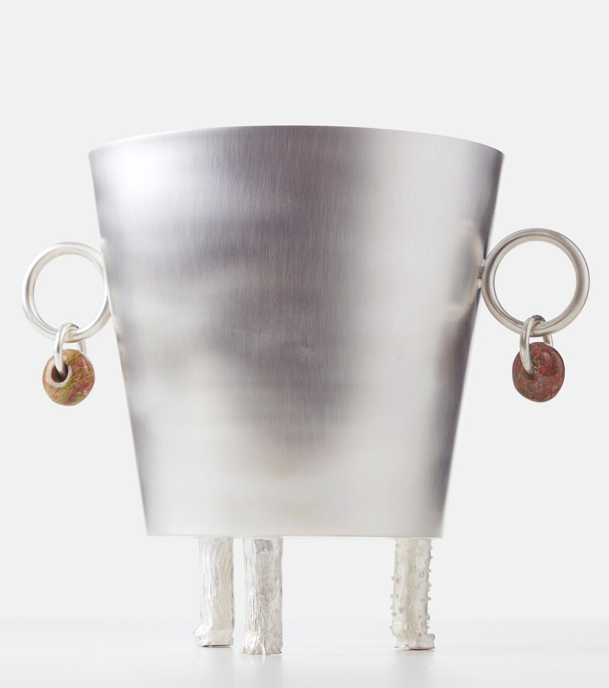 Natalia Criado Embellished silver-plated ice bucket