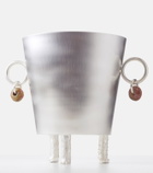 Natalia Criado Embellished silver-plated ice bucket