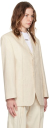 JACQUEMUS Beige La Casa 'La veste d'Homme' Blazer