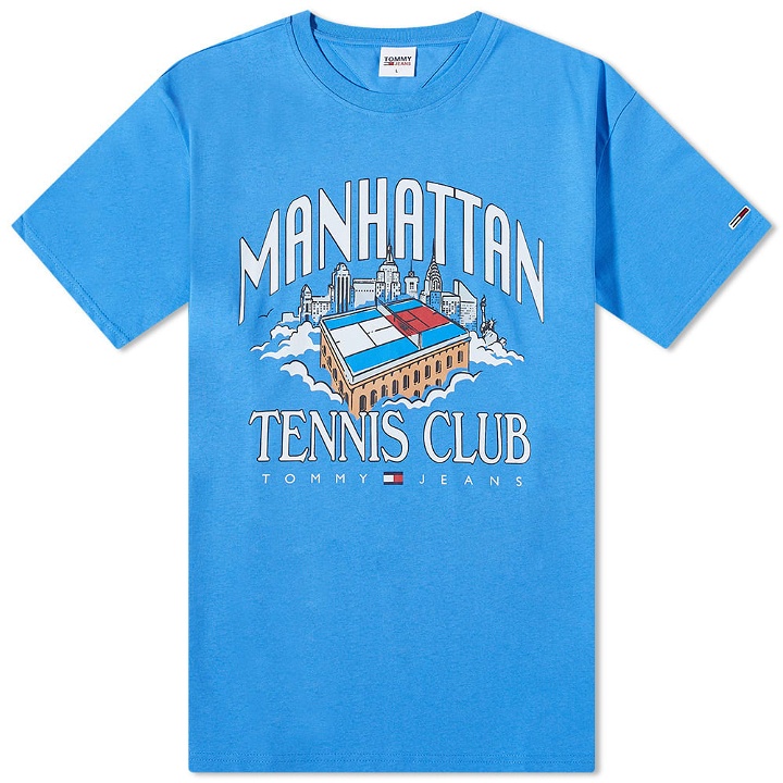 Photo: Tommy Jeans Men's Tennis Club T-Shirt in Blue