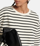 The Frankie Shop Saint striped cotton sweater