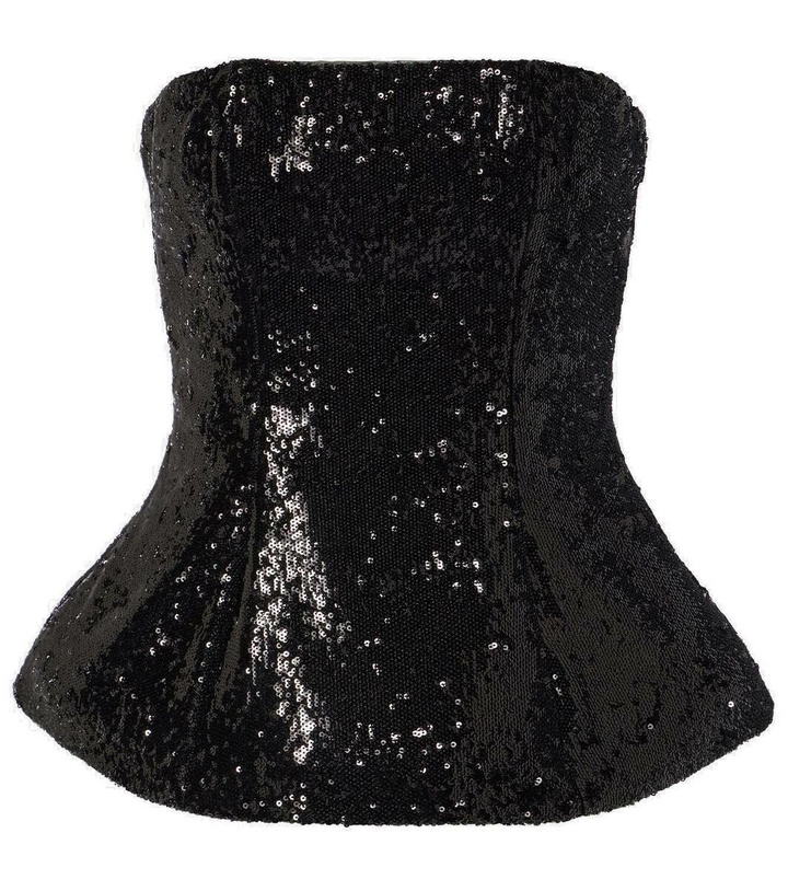Photo: Giuseppe di Morabito Sequined bustier top