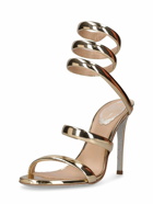 RENÉ CAOVILLA 105mm Mirror Leather Sandals