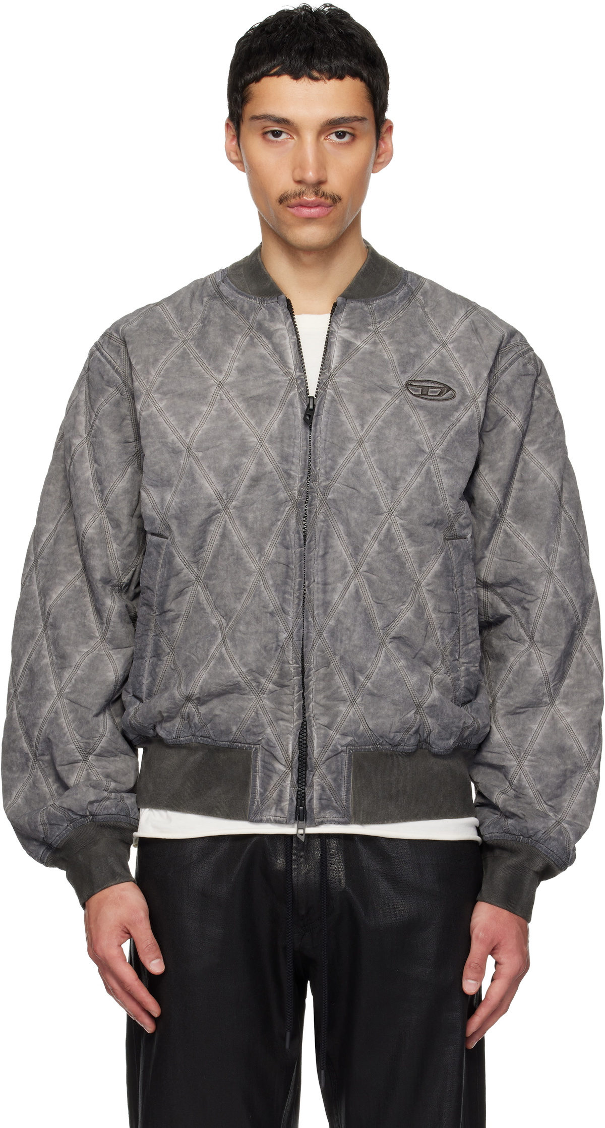 Diesel Reversible Navy J-Ross-Rev Bomber Jacket Diesel