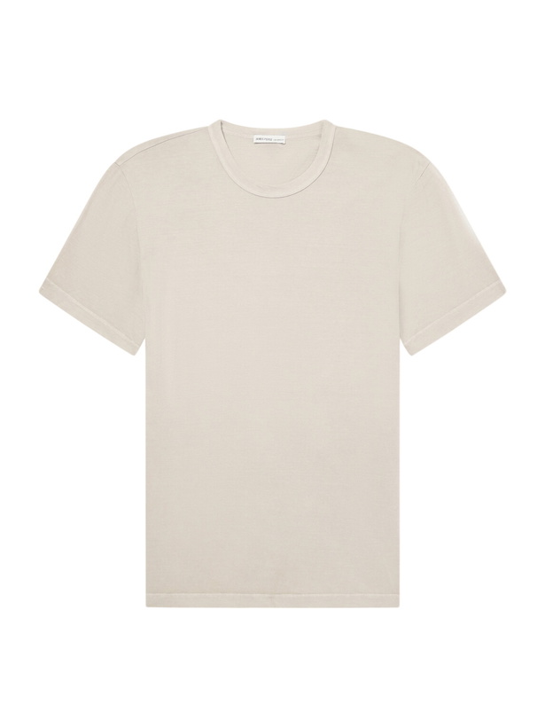 Photo: James Perse - Combed Cotton-Jersey T-Shirt - Neutrals