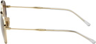 Ray-Ban Gold RB3809 Sunglasses