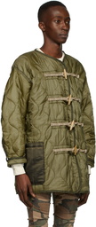 R13 Khaki Refurbished Liner Jacket