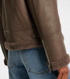 Yves Salomon Meteo shearling-lined leather jacket