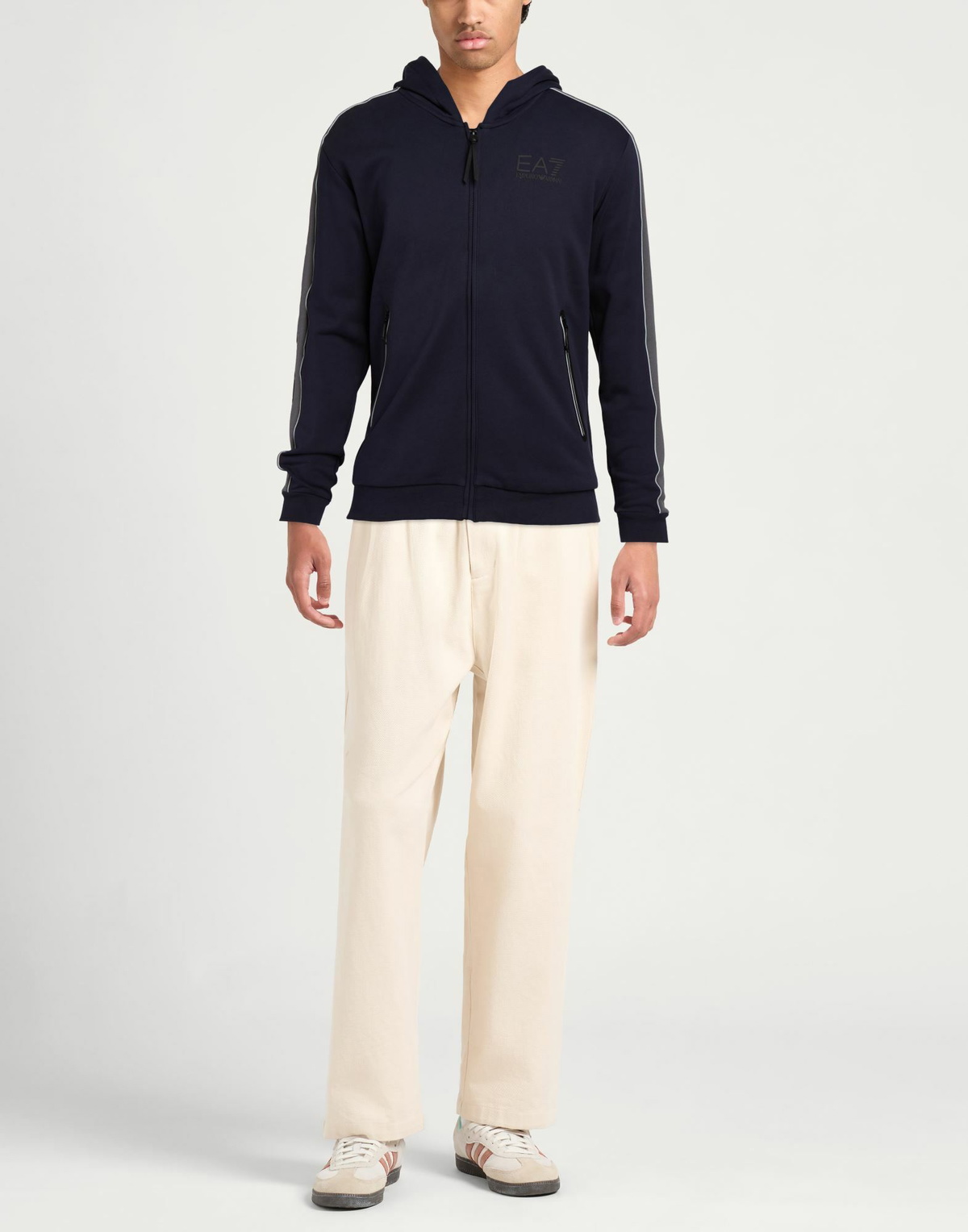 Ea7 Mens Sweatshirt Midnight in Blue