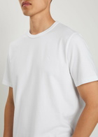 JW Anderson Logo-embroidered Cotton T-shirt White