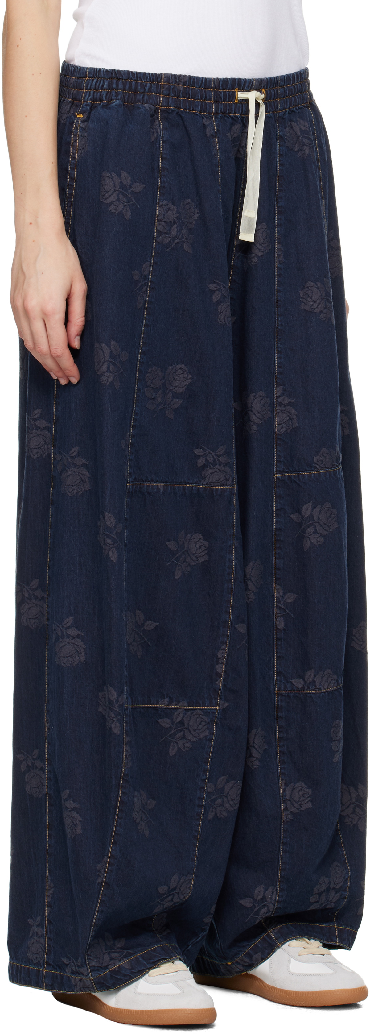 NEEDLES Navy H.D. Denim Lounge Pants