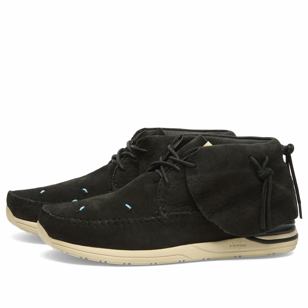 Visvim Men's Folk Boot in Black