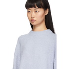 Tibi Blue Airy Alpaca Sweater