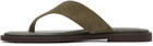 rag & bone Khaki Gracie Thong Sandals