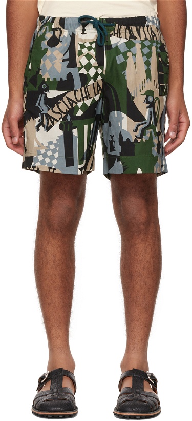 Photo: PS by Paul Smith Multicolor Printed Shorts