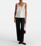 Dorothee Schumacher Sense Of Shine silk-blend satin top