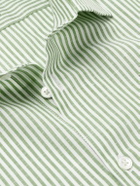 Richard James - Slim-Fit Striped Linen Shirt - Green