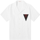 Valentino Men's V Logo Vacation Shirt in White