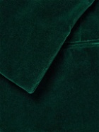 Kingsman - Argylle Nehru-Collar Cotton-Velvet Jacket - Green