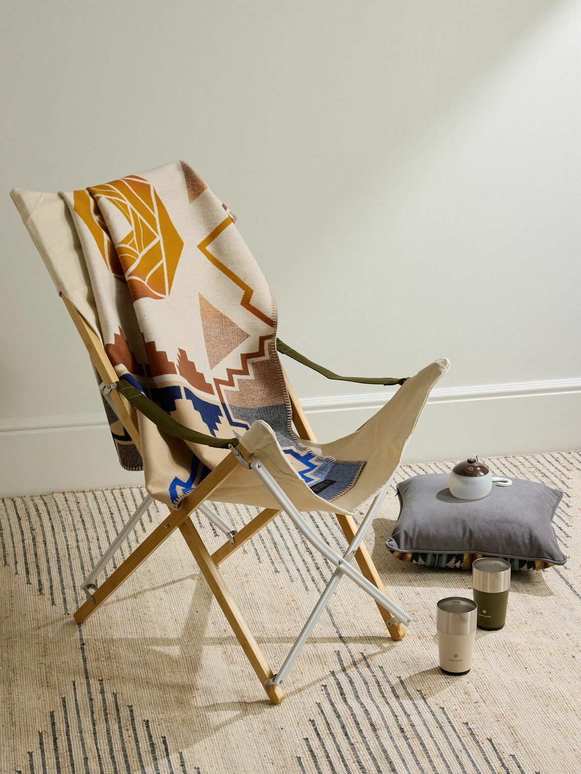 Pendleton - Aicf Directions Home Virgin Wool and Cotton-Blend Jacquard Blanket