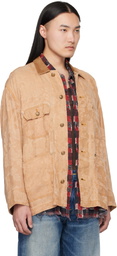 R13 Orange Evelyn Chore Jacket