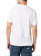 MC2 Saint Barth Man Cotton T-shirt With Gin Tonic Obsessed Embroidery