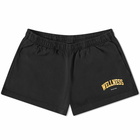 Sporty & Rich Men's Wellness Ivy Disco Short in Black/Yellow