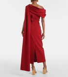 Roksanda Maite asymmetric caped gown