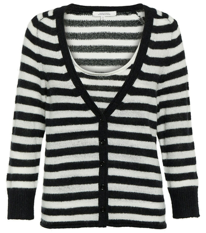 Photo: Dorothee Schumacher Striped cardigan and tank top set