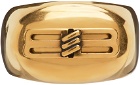 Balenciaga Gold 'BB' Icon Ring