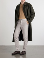 Eleventy - Straight-Leg Cotton-Blend Twill Chino - Neutrals