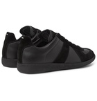 Maison Margiela - Replica Leather and Suede Sneakers - Men - Black